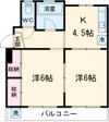 秋本マンションの間取り画像