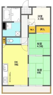 リアルティ大久保駅前の間取り画像