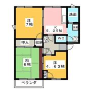 グランドールエストAの間取り画像