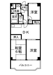 グランドール岸和田の間取り画像
