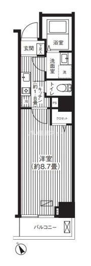 ルアン川崎の間取り画像