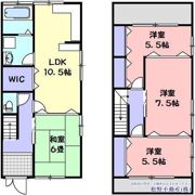 原田賃家の間取り画像