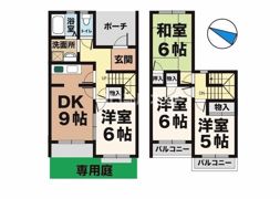 タウンハウス今寺1Aの間取り画像