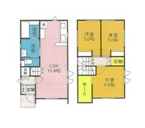 Cherir Asahi Bの間取り画像