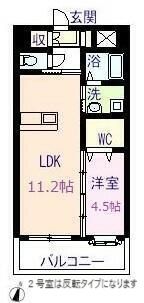 SK福津の間取り画像