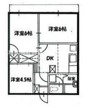 西ノ須ハイツの間取り画像
