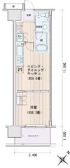 エスティメゾン豊洲レジデンスCの間取り画像