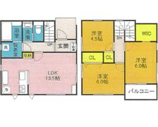 Cherir Asahi Dの間取り画像