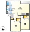 クリスタール華の間取り画像