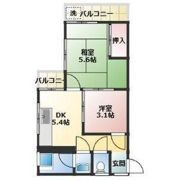 旭ハイツの間取り画像