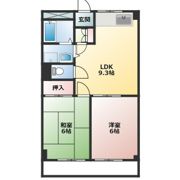 三崎近藤ハイツの間取り画像