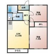 Scene88の間取り画像
