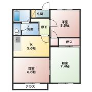 Scene88の間取り画像