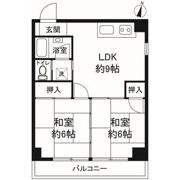 幸栄ハイツ城下の間取り画像