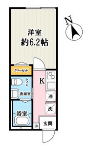 キャメル川口芝富士の間取り画像