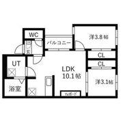 Tidy本陣西の間取り画像