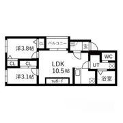 Tidy本陣西の間取り画像