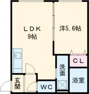 エルコート朝日の間取り画像