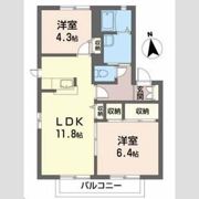 グリーンフィールズⅠの間取り画像