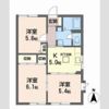 シャトー川平の間取り画像