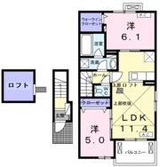 MIYAURA Ⅰの間取り画像