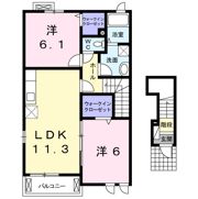 パッシオーネ Kの間取り画像
