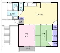 ベストハウス玖波A棟の間取り画像