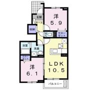 カルムⅠの間取り画像