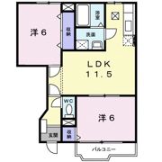 コリーヌ HIRAOKA Bの間取り画像