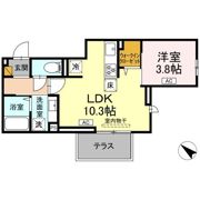 (仮称)D-ROOM神明町Ⅱ Bの間取り画像