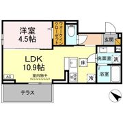(仮称)D-ROOM神明町Ⅱ Bの間取り画像