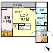 (仮称)D-ROOM神明町Ⅱ Bの間取り画像