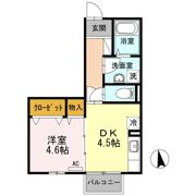 エルドラード Aの間取り画像