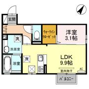 マリオン Ⅳの間取り画像