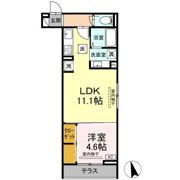 D-ROOM中央Ⅰの間取り画像