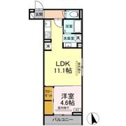 D-ROOM中央Ⅰの間取り画像