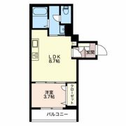 コンフォルト安田町の間取り画像