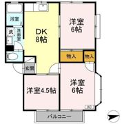ガーデン茶山 B棟の間取り画像