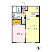 オーク上富野の間取り画像