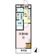 レジデンス平山の間取り画像