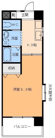 れぐるす平和通の間取り画像