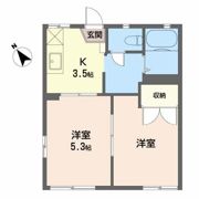 グランメール小泉 Bの間取り画像