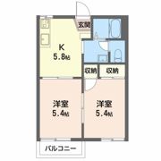 サニーコート舞々木 Eの間取り画像