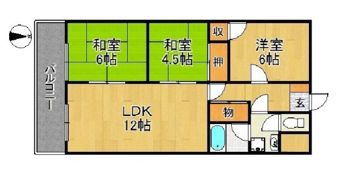 若林ビルの間取り画像