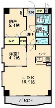 イストワール城西の間取り画像