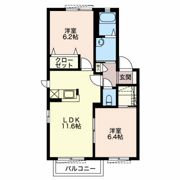 ミラフォーレス Aの間取り画像