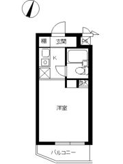 スカイコート千歳烏山第3の間取り画像