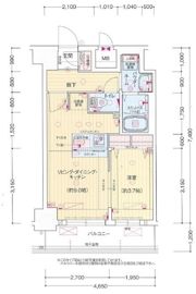 プレリス花の木オルディアの間取り画像
