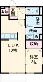 ルコネッサンス・メルシー Bの間取り画像