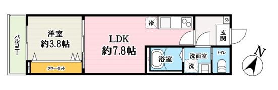 キャメル大宮西5の間取り画像